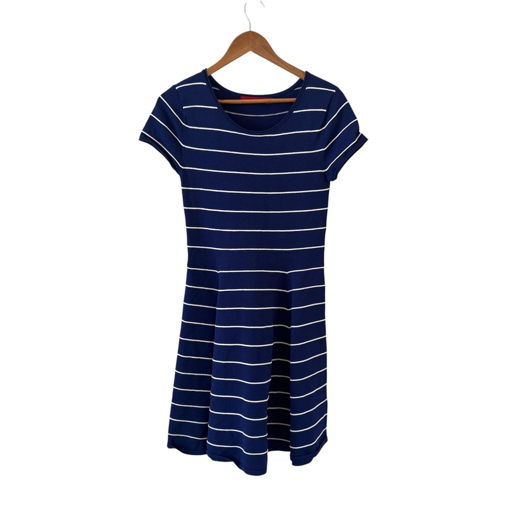 Krimson Klover Good Vibrations Swing Dress Womens S‎ Blue Nautical Preppy